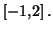 $ \left[ -1,2\right] .$