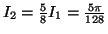 $ I_{2}=\frac{5}{8}I_{1}=%%
\frac{5\pi }{128}$