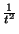 $ \frac{1}{t^{2}}$